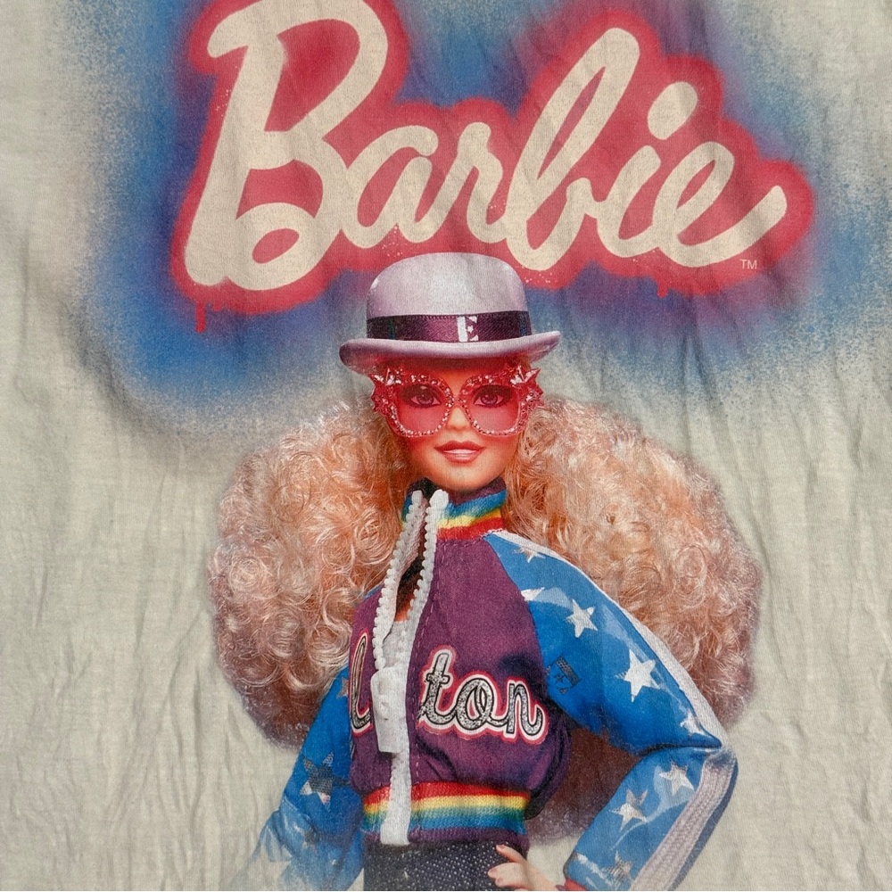 Barbie x Elton John Vintage Graphic Tee – Size L - Picture 4 of 7